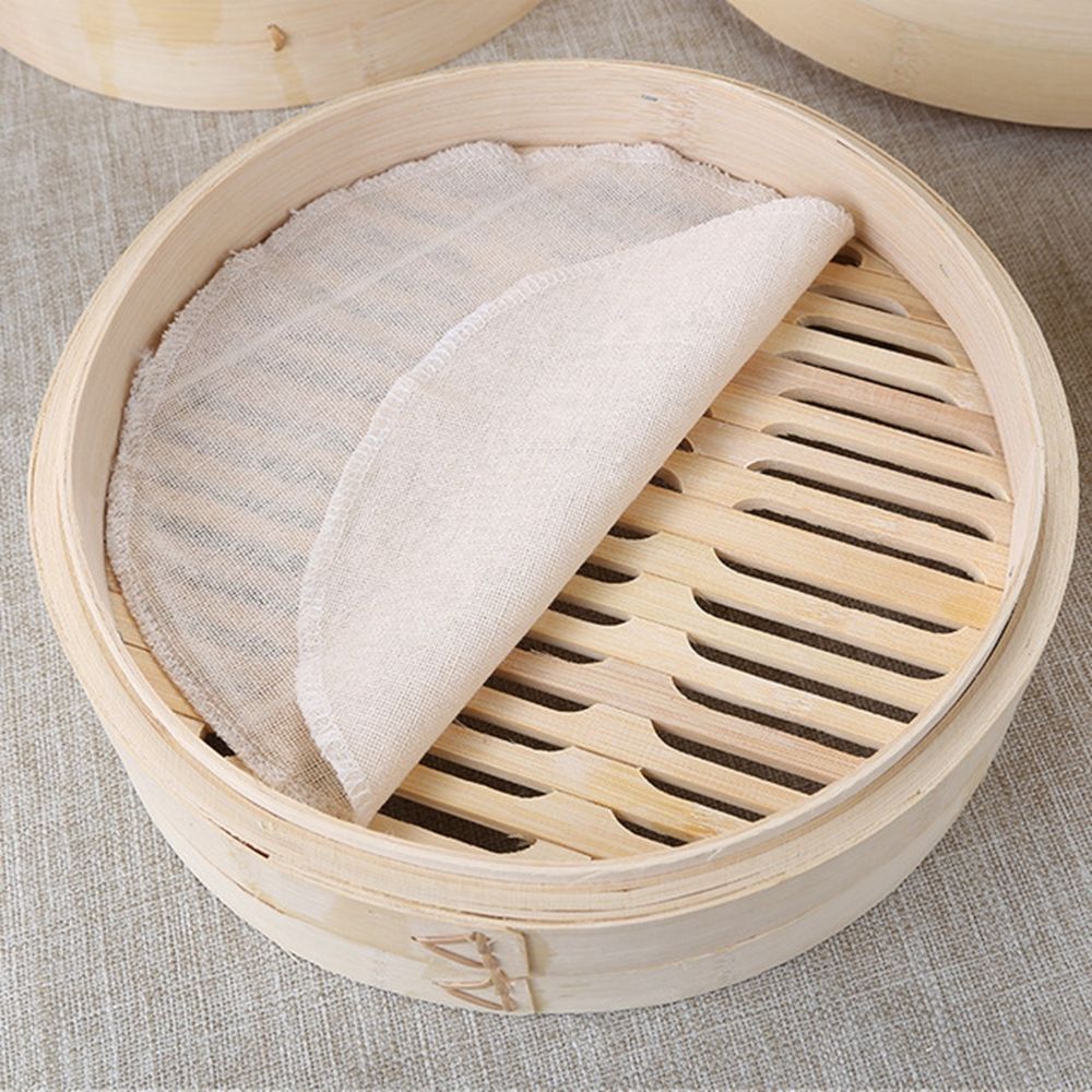 Bao Steamer Bamboo - Steaming With Lid Cooking Tools Set