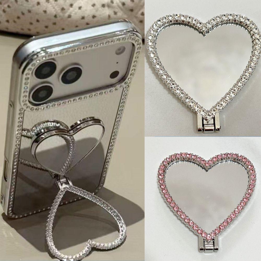 Taco Stand Holder - Bling Diamond Heart Phone Stand with