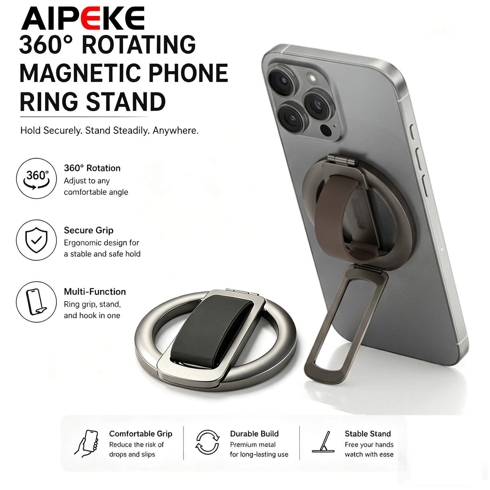 Universal Magnetic Folding Pho - đánh giá và giá Taco Stand Holder