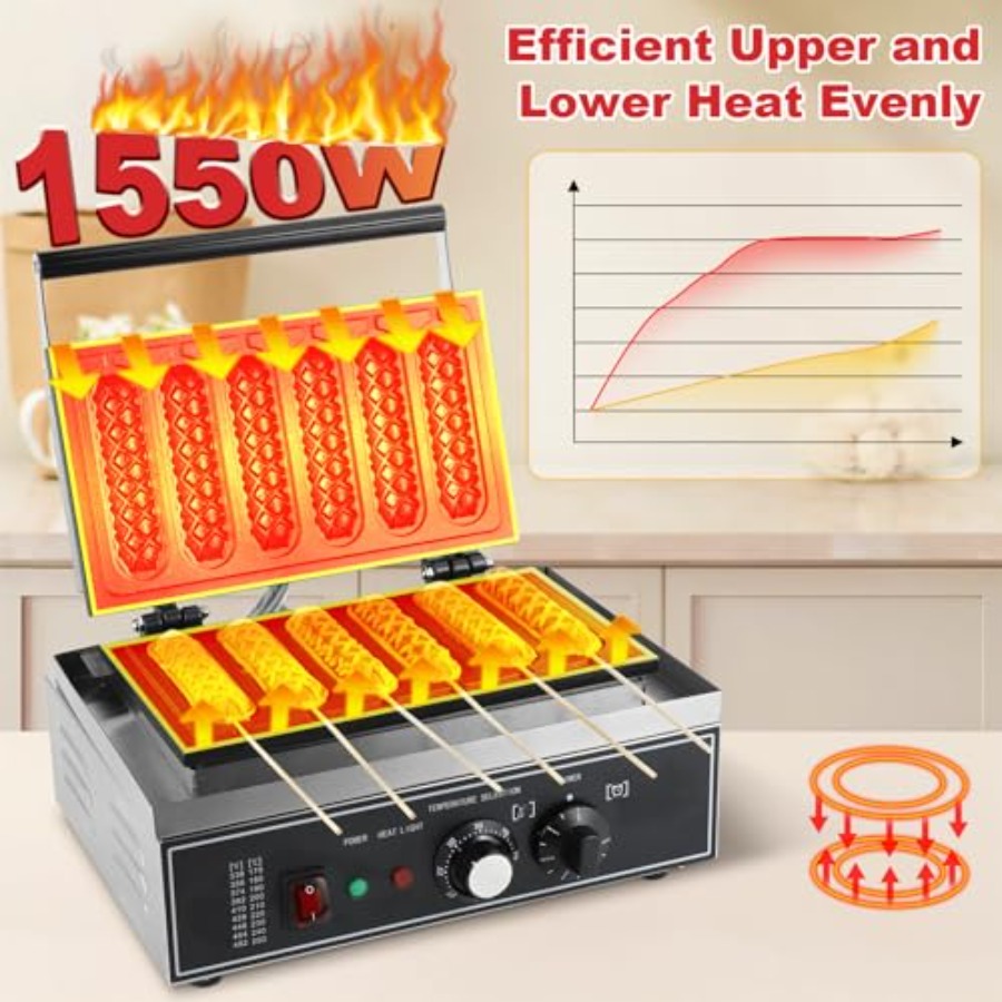 Commercial Corn Dog Maker 1550 - đánh giá và giá Corn Dog Stick