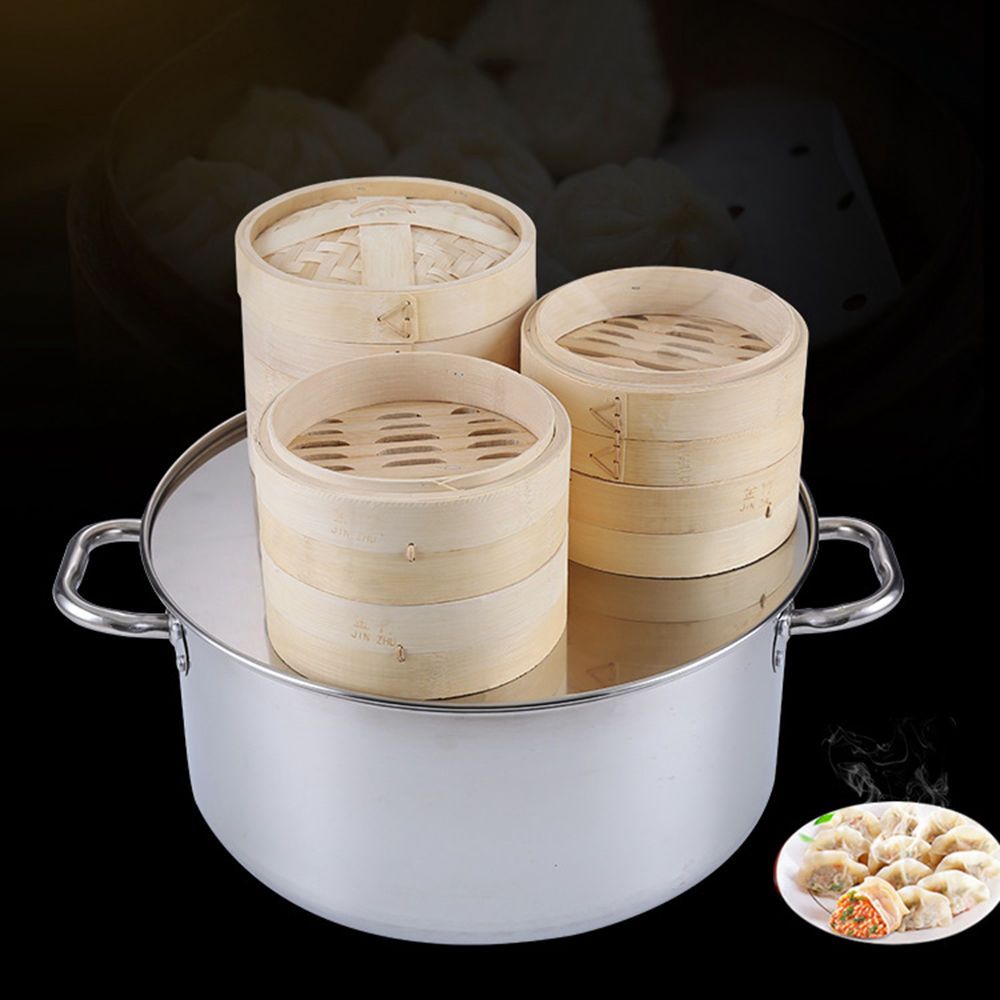 Steaming With Lid Cooking Tool - đánh giá và giá Bao Steamer Bamboo