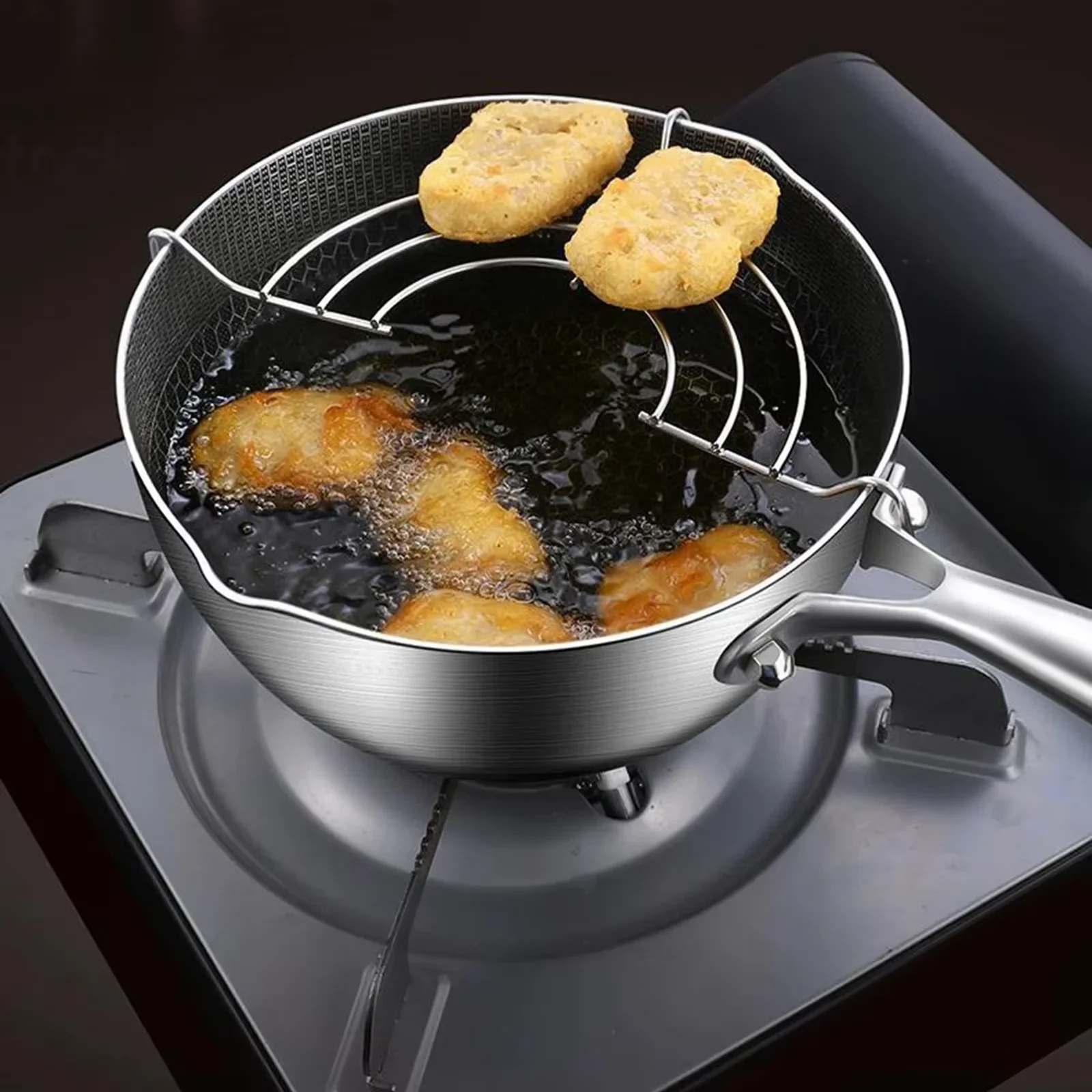 Deep Fryer Pot Cookware Japane - đánh giá và giá Danish Pancake Pan