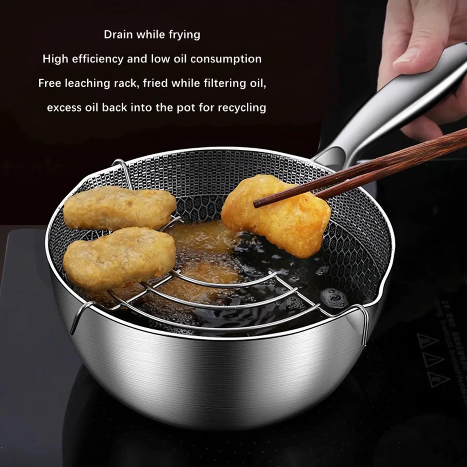 Deep Fryer Pot Cookware Japane - đánh giá và giá Danish Pancake Pan
