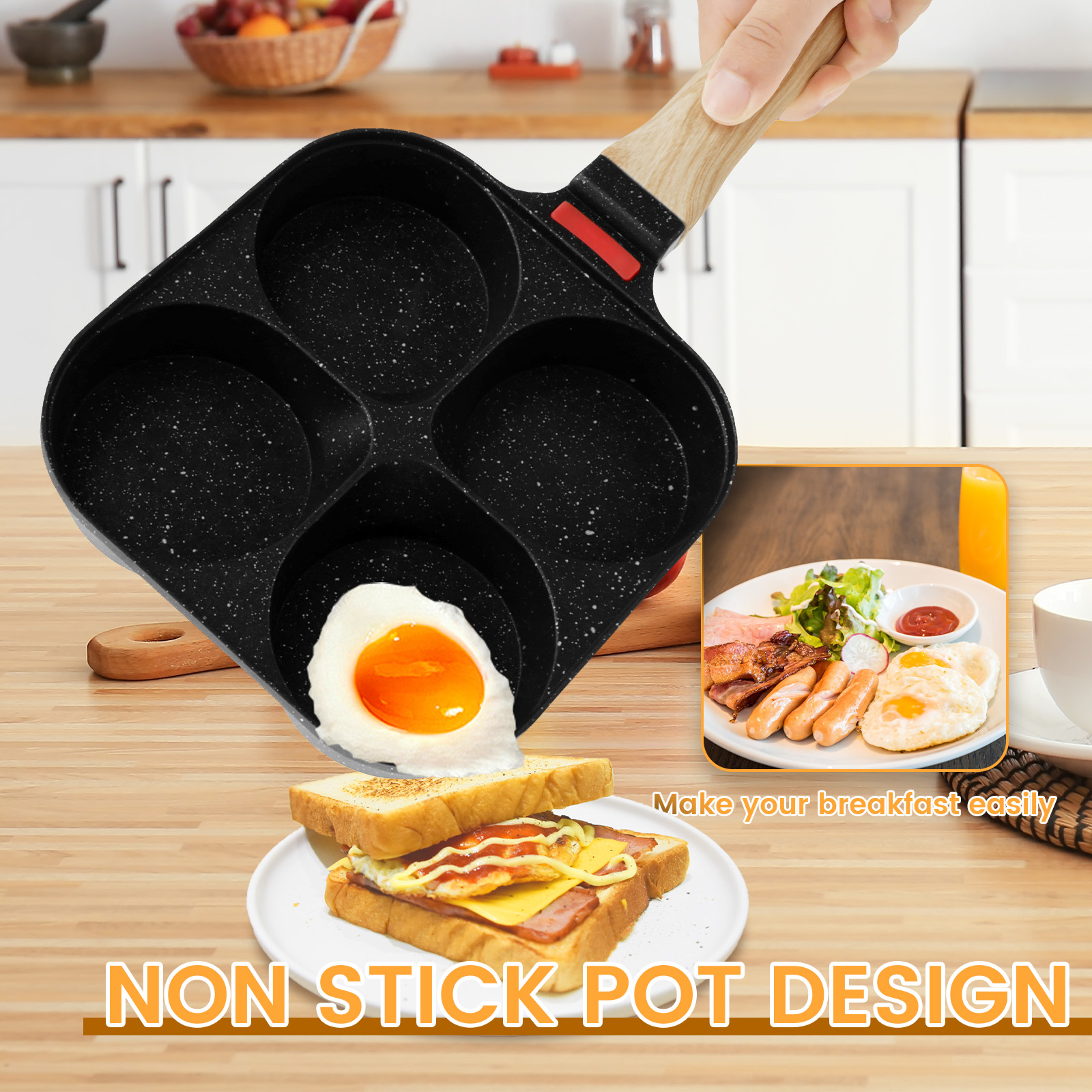 Egg Frying Pan Nonstick Pancak - đánh giá và giá Mini Pancake Griddle