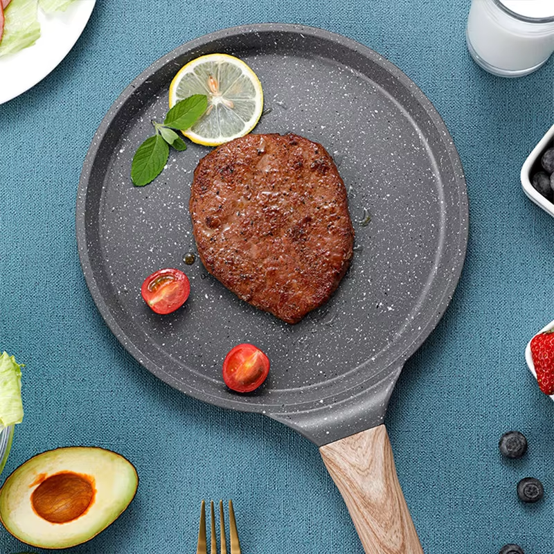 Maifan Stone Frying Pan Steak  - đánh giá và giá Danish Pancake Pan