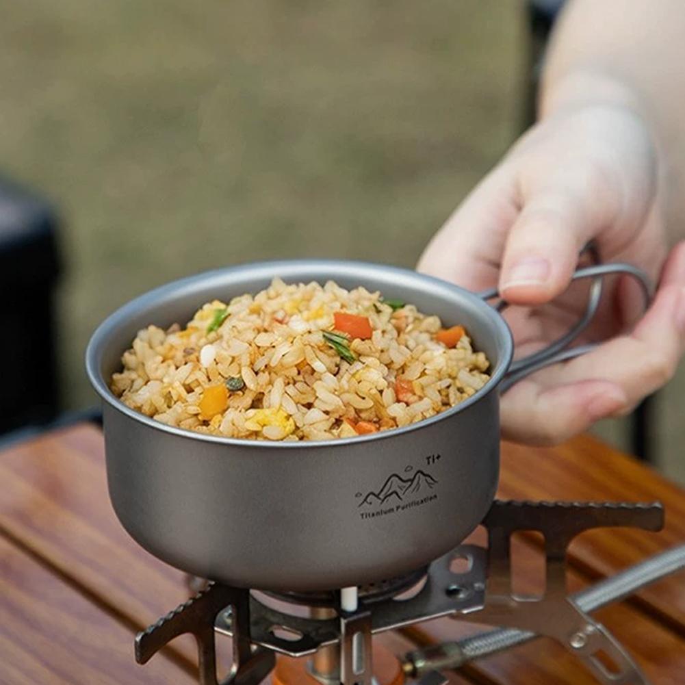 Compact Titanium Alloy Camping - đánh giá và giá Dim Sum Basket