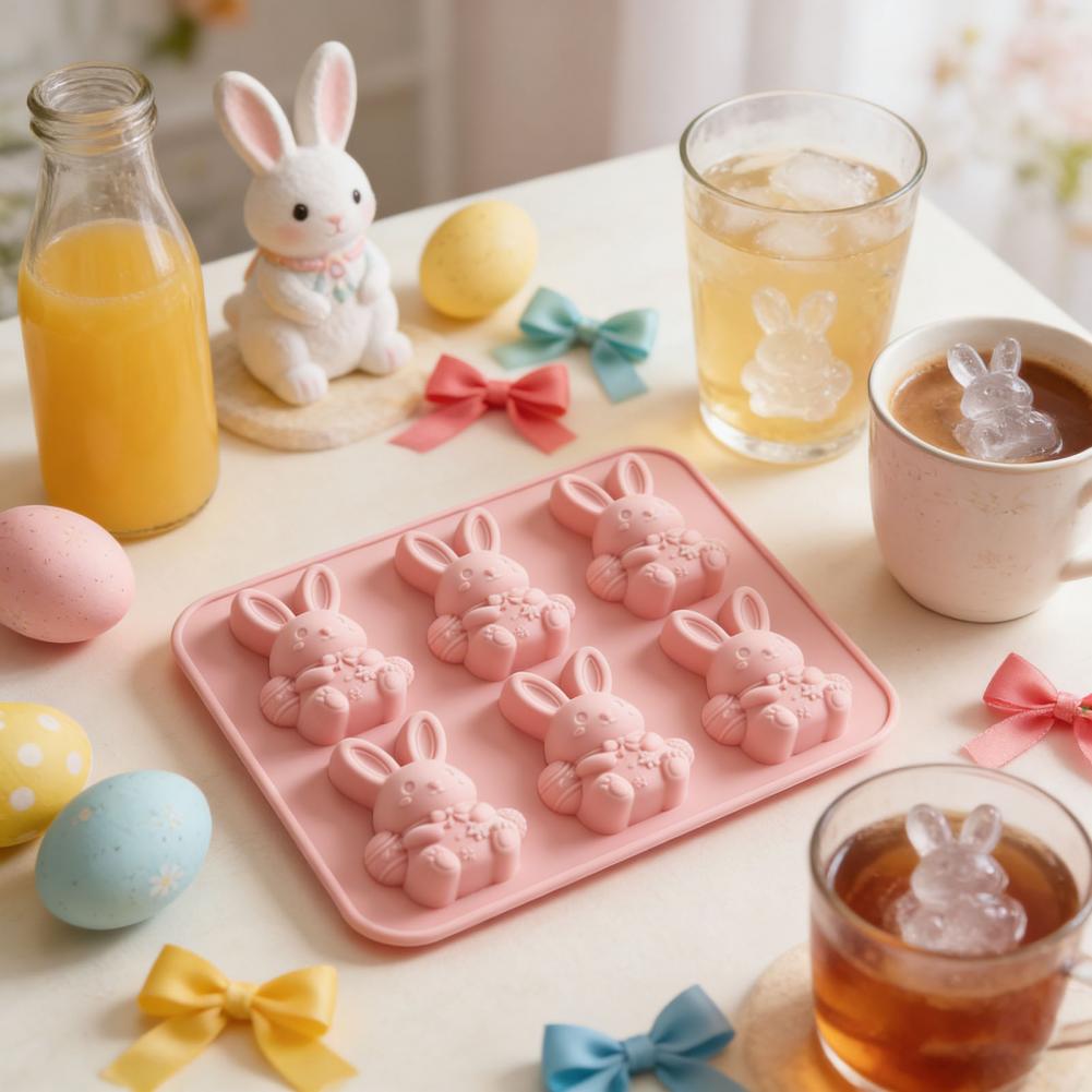 3D Bunny Silicone Ice Mold Cho - đánh giá và giá Bunny Cake Mold