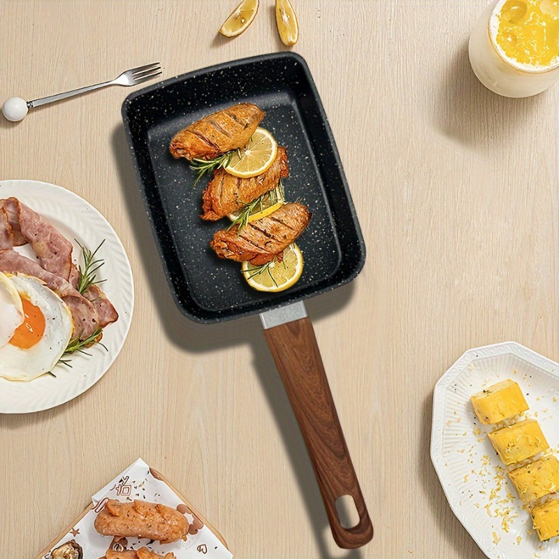 1PCS Egg Fry Pan Square Cast I - đánh giá và giá Cast Iron Corn