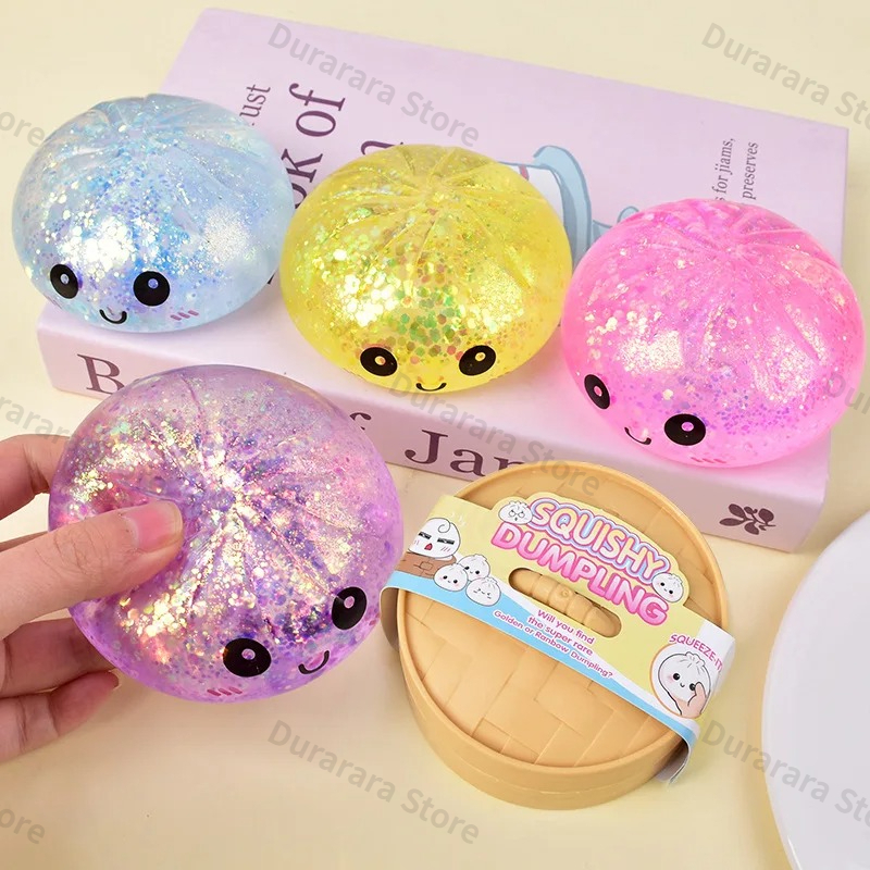 Glitter Dumpling Squishy Toy,  - đánh giá và giá Bao Steamer Bamboo