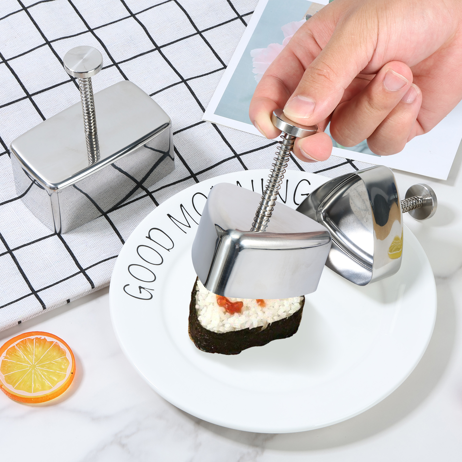 Onigiri Mold Non-stick Stainle - đánh giá và giá Spring Roll Wrapper