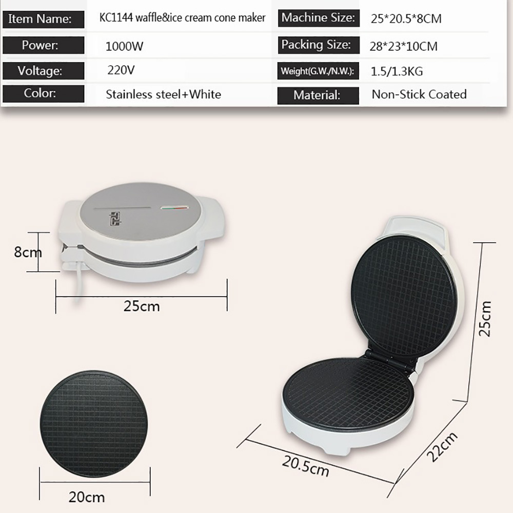 Waffle Cone Make Premium Egg R - đánh giá và giá Waffle Cone Maker