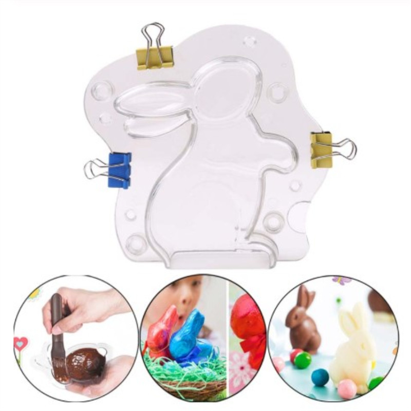 New 3D Rabbit shaped Chocolate - đánh giá và giá Bunny Cake Mold
