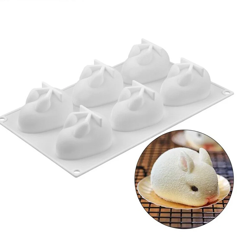 Silicone 3D Bunny Rabbit Cake  - đánh giá và giá Bunny Cake Mold