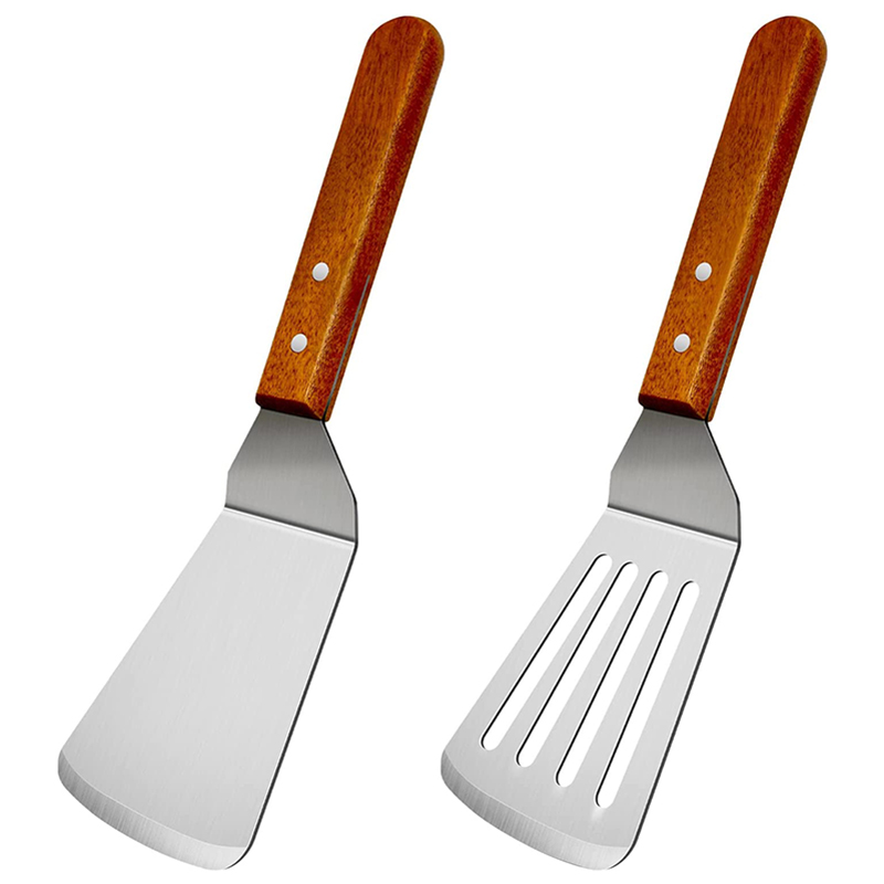 Metal Spatulas for Cast Iron S - đánh giá và giá Okonomiyaki Spatula