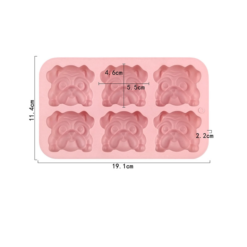 Bulldog Chocolate Silicone Mol - đánh giá và giá Bunny Cake Mold