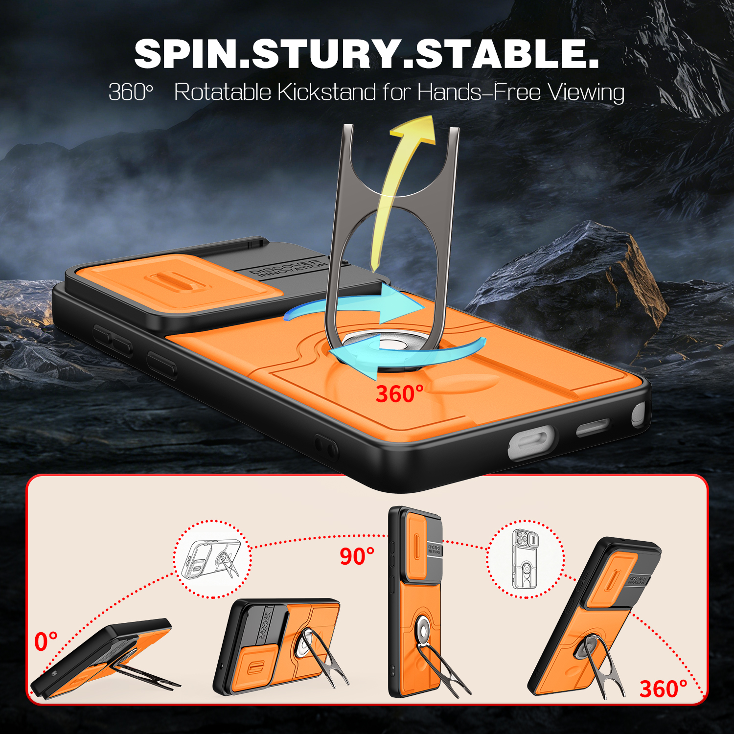 Ring Holder Phone Case for Sam - đánh giá và giá Taco Stand Holder