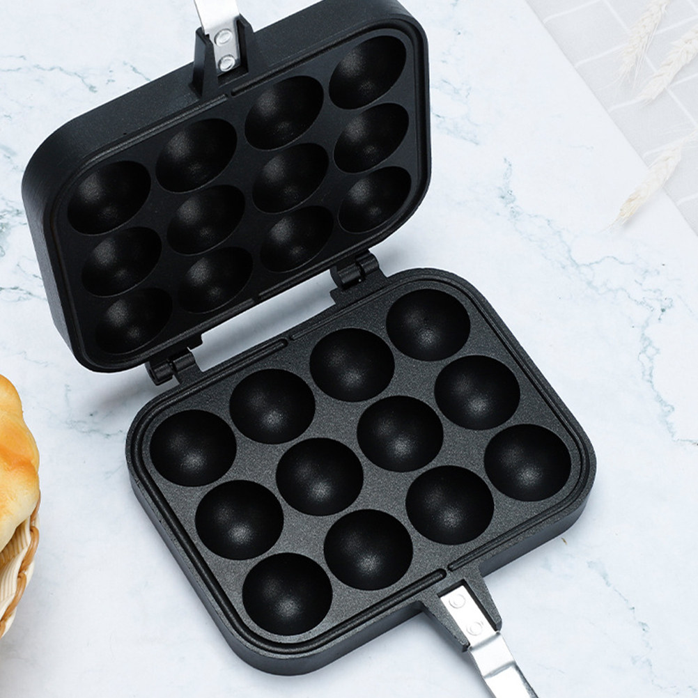 Household Egg Pan 12-Holes Non - đánh giá và giá Takoyaki Grill Plate