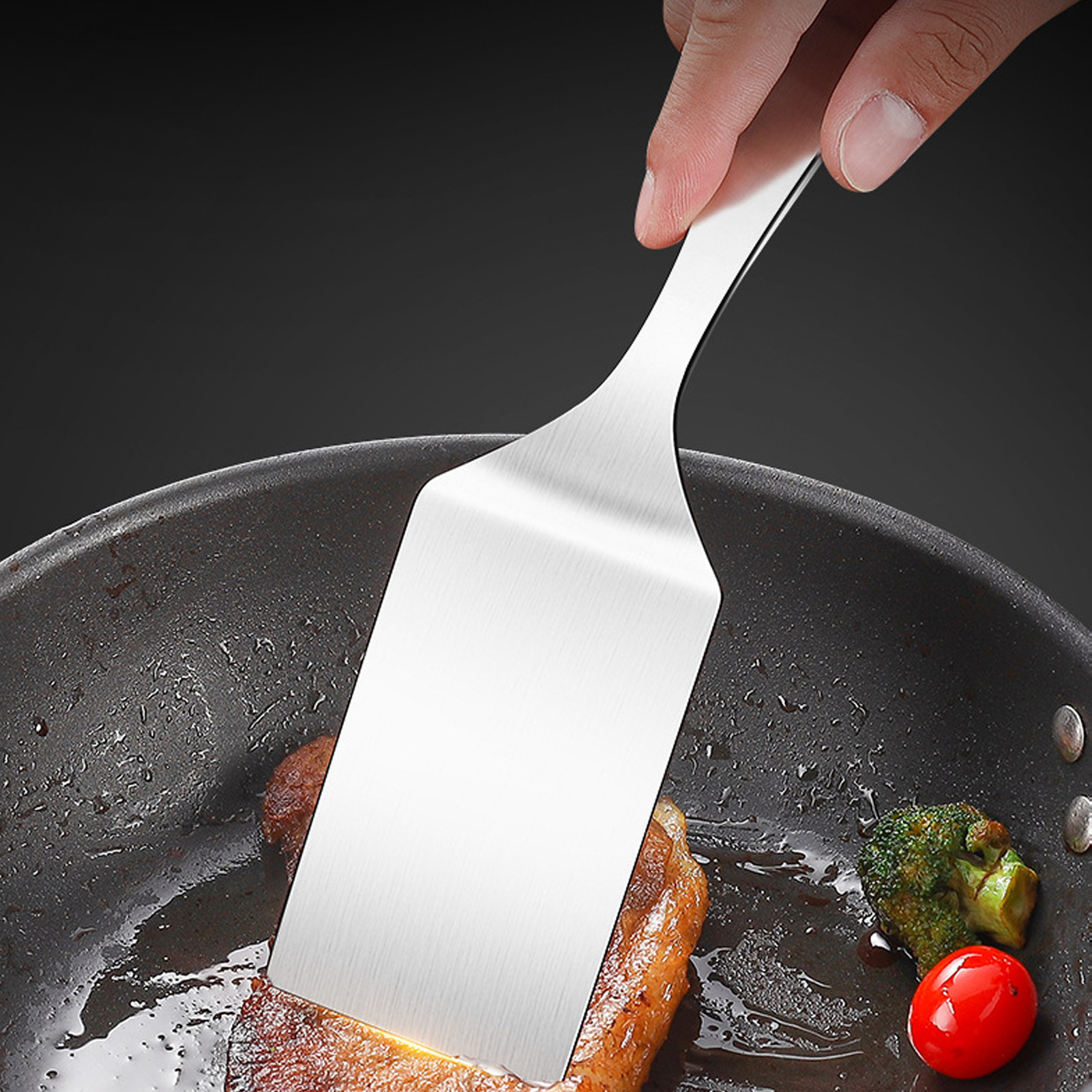 Stainless Steel Spatula Short  - đánh giá và giá Okonomiyaki Spatula