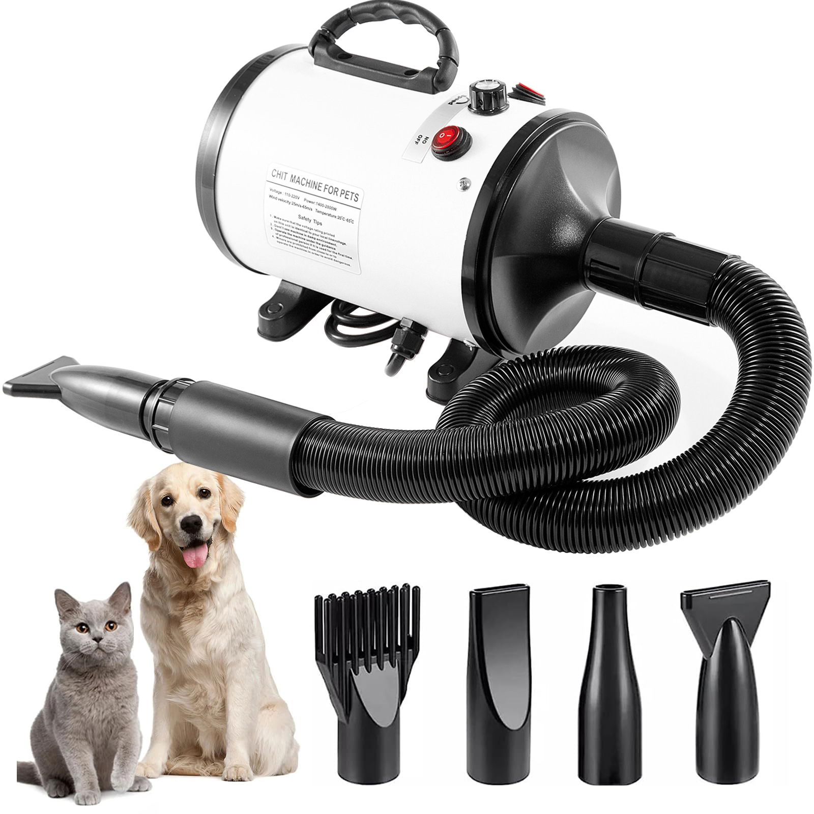 2800W Pet Hair Dryer for Dogs  - đánh giá và giá Hot Dog Press