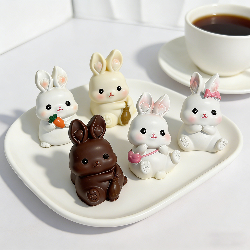 Easter Bunny Silicone Mold Cut - đánh giá và giá Bunny Cake Mold
