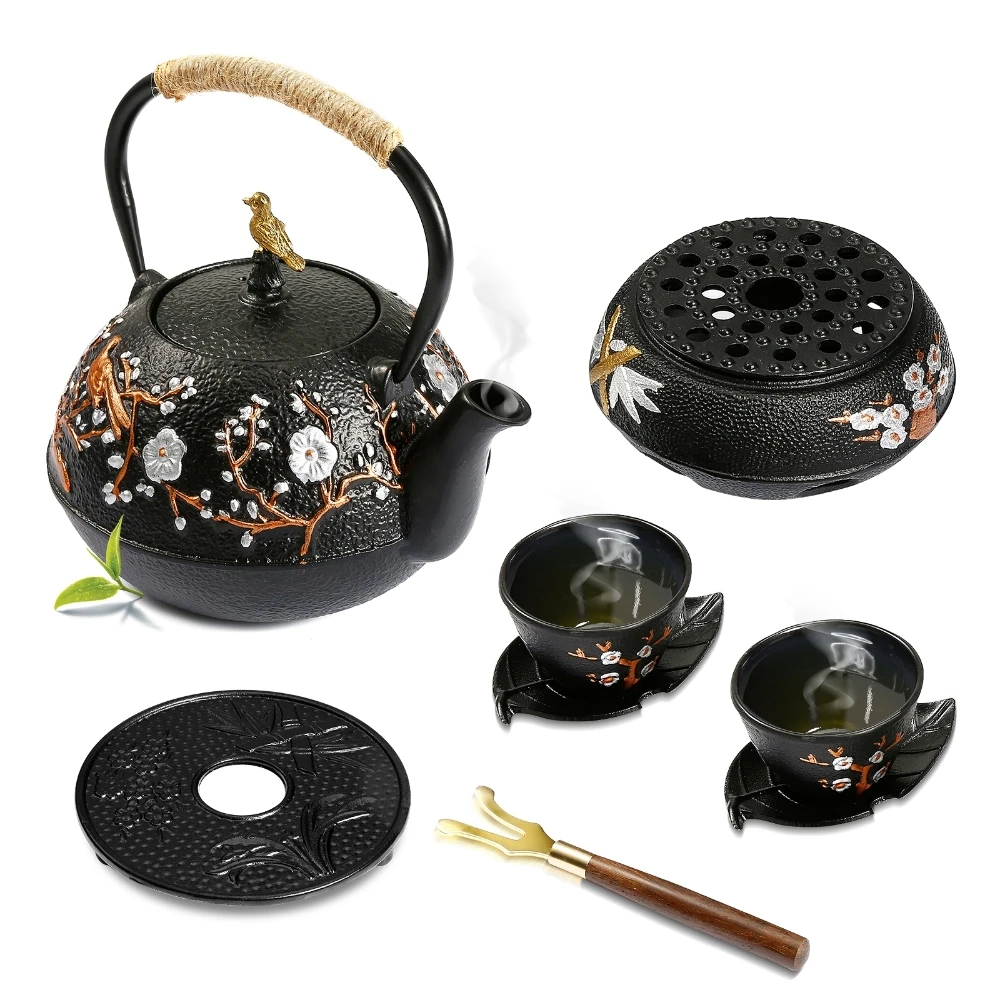 Cast Iron Teapot Set with Alco - đánh giá và giá Cast Iron Corn