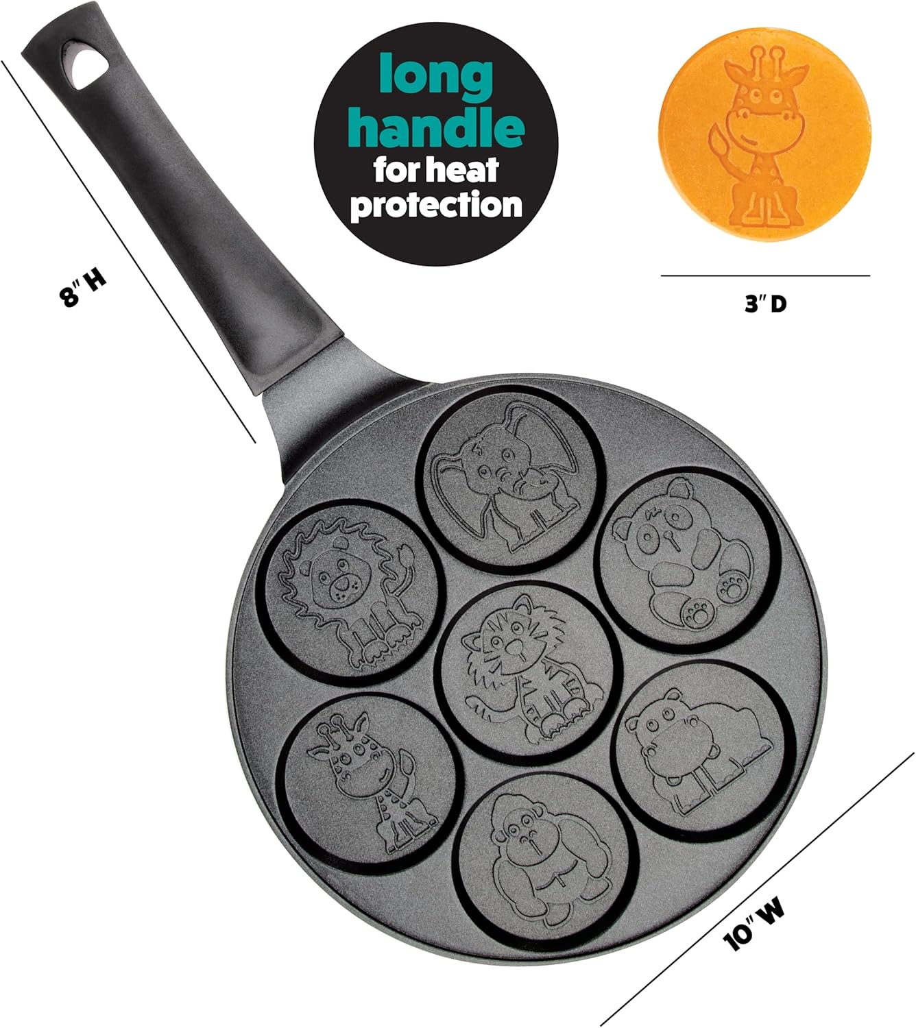 Animal Mini Pancake Pan - Make - đánh giá và giá Mini Pancake Griddle
